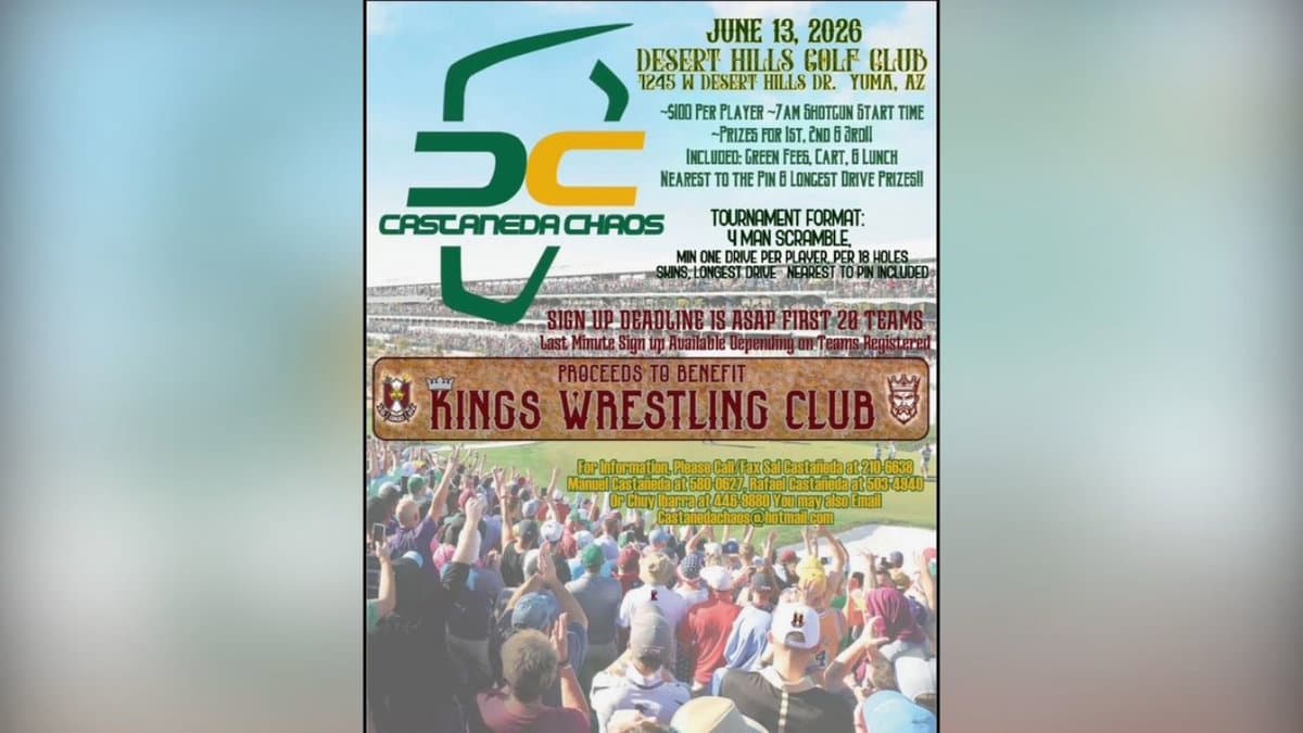 26th annual Castaneda Chaos golf tournament raises money for Kings Wrestling Club