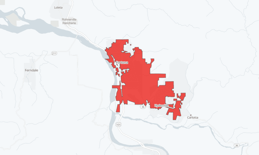 Fortuna Power Outage Cuts Electricity to Nearly 7,000 Customers