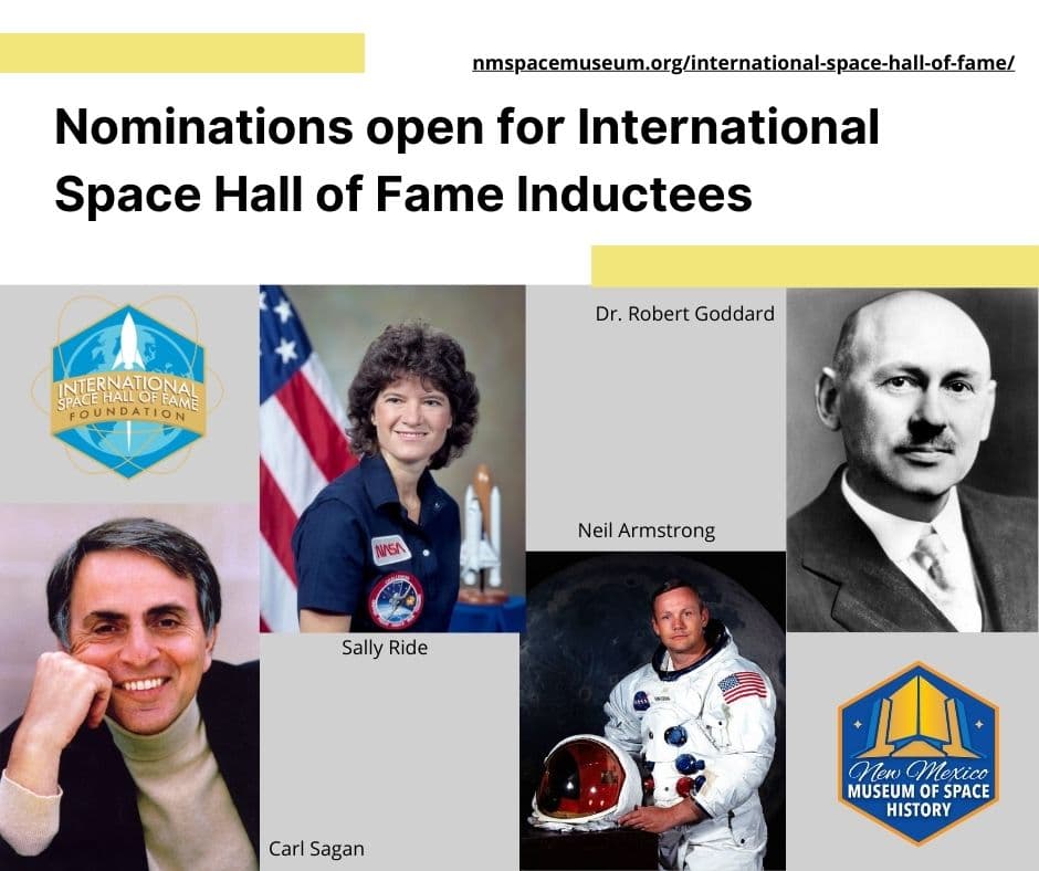 Space Hall of Fame Seeks 2026 Nominations, New Mexico Residents Encouraged