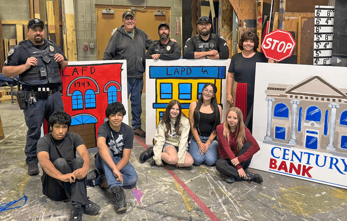 Los Alamos High students build new props for Safety Town