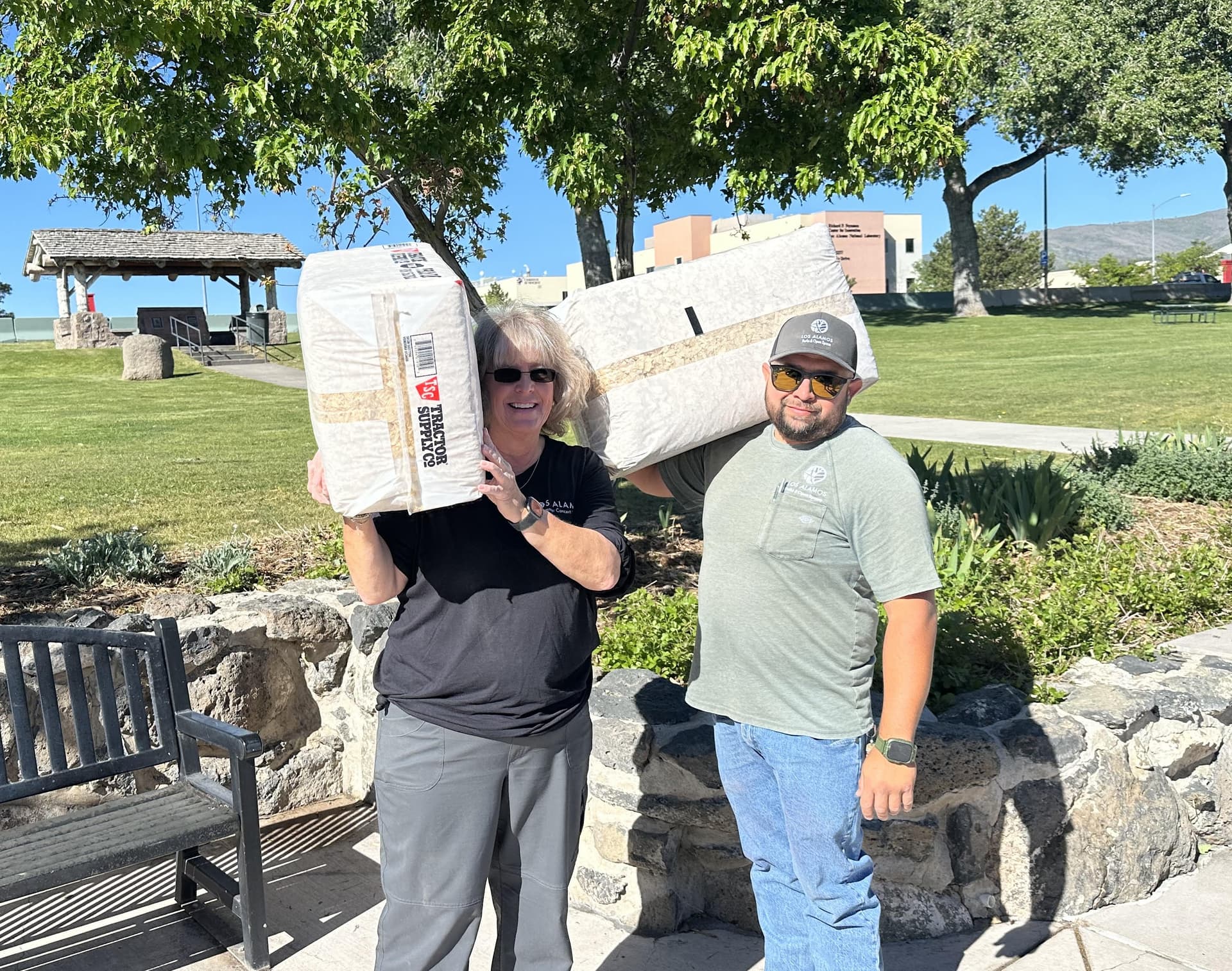 County crews freshen Ashley Pond ahead of Friday night concerts