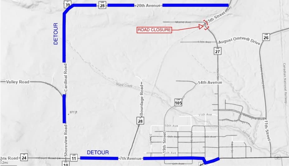 Lake County to close Two Harbors' 15th Street for rail work