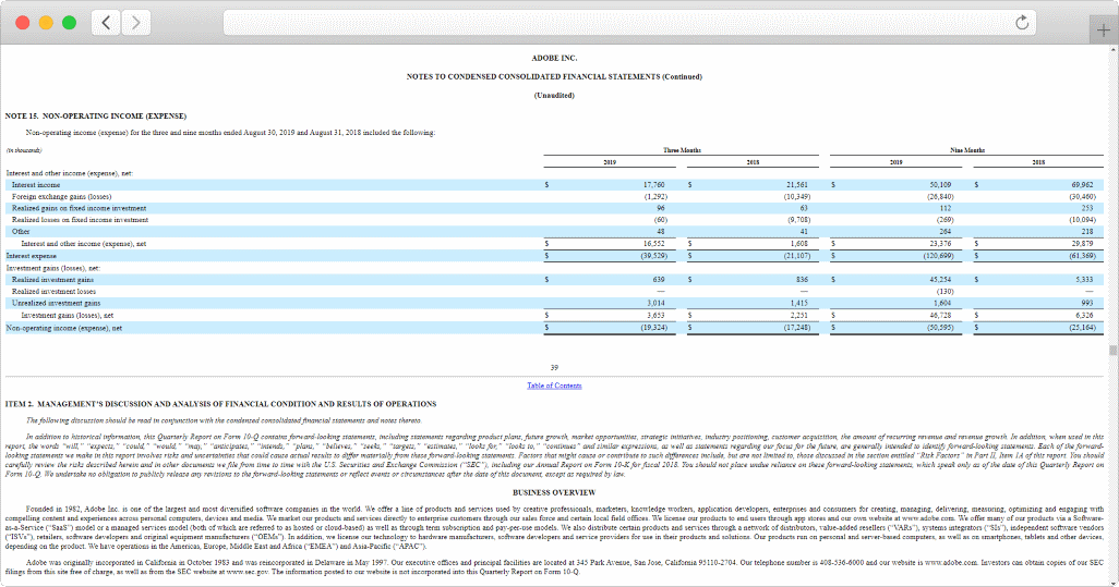 McDonald's financial page helps employees track company priorities