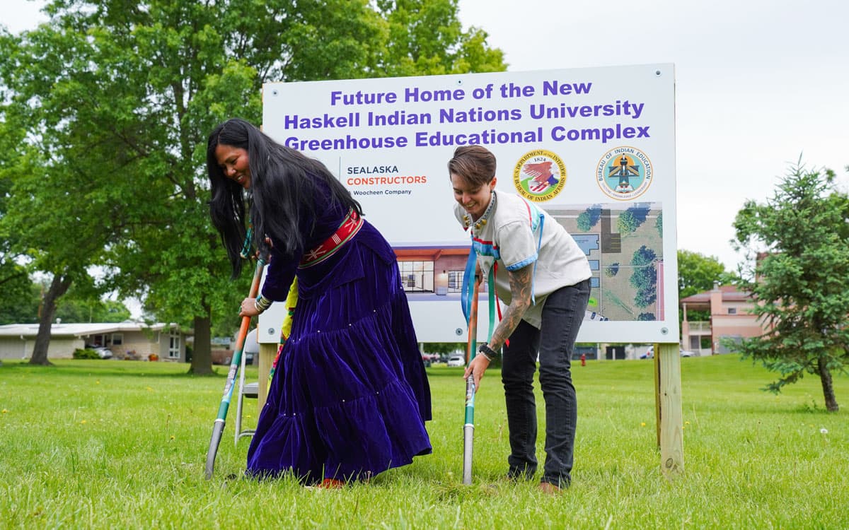Haskell breaks ground on new greenhouse complex, expands Douglas County land stewardship
