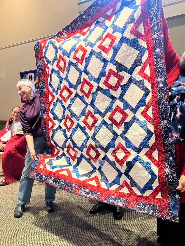 Local Family Honors Hernando County Fire Rescue with Handmade Quilts of Courage