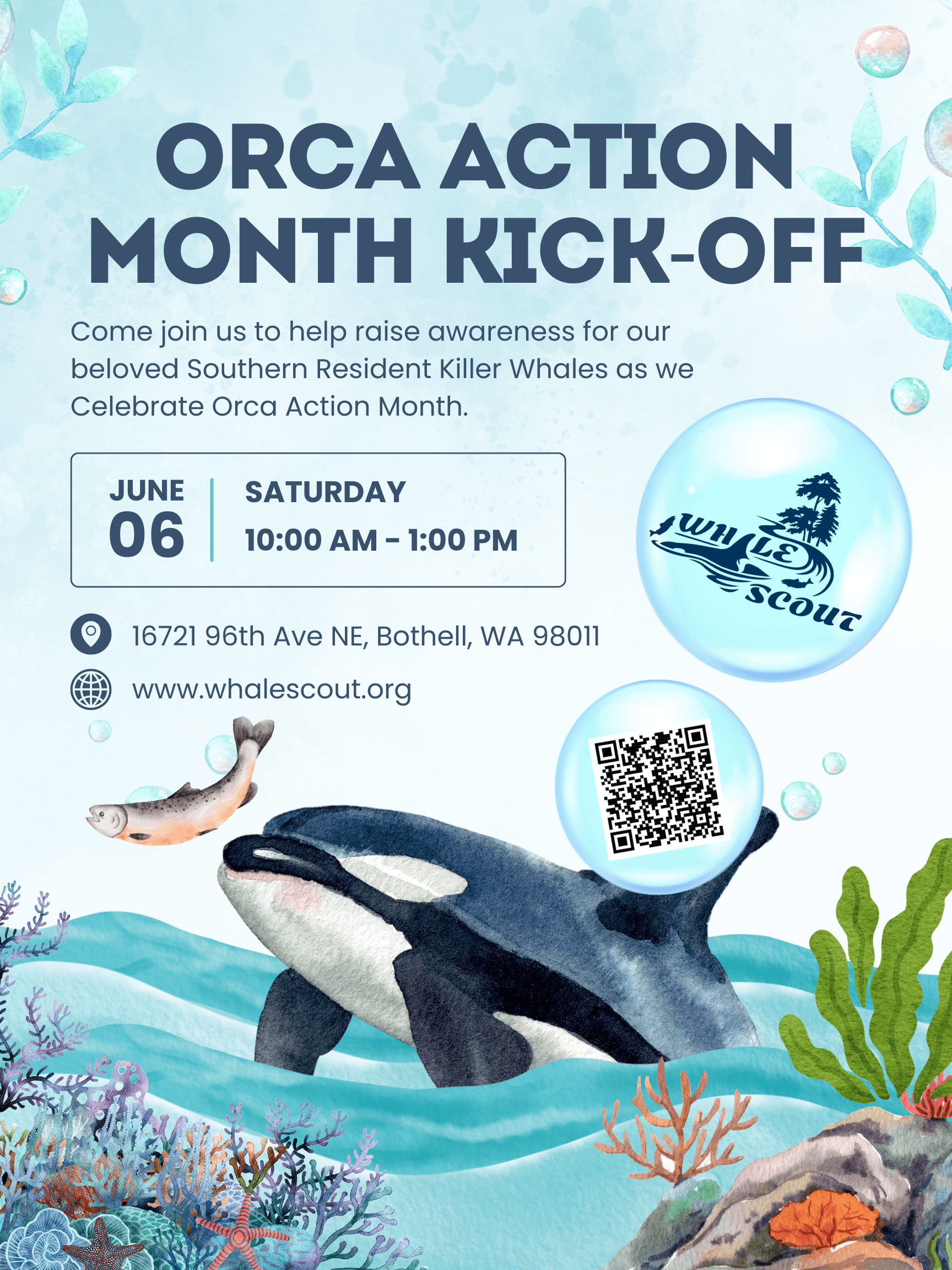 Clinton shop joins islandwide art project to spotlight endangered orcas