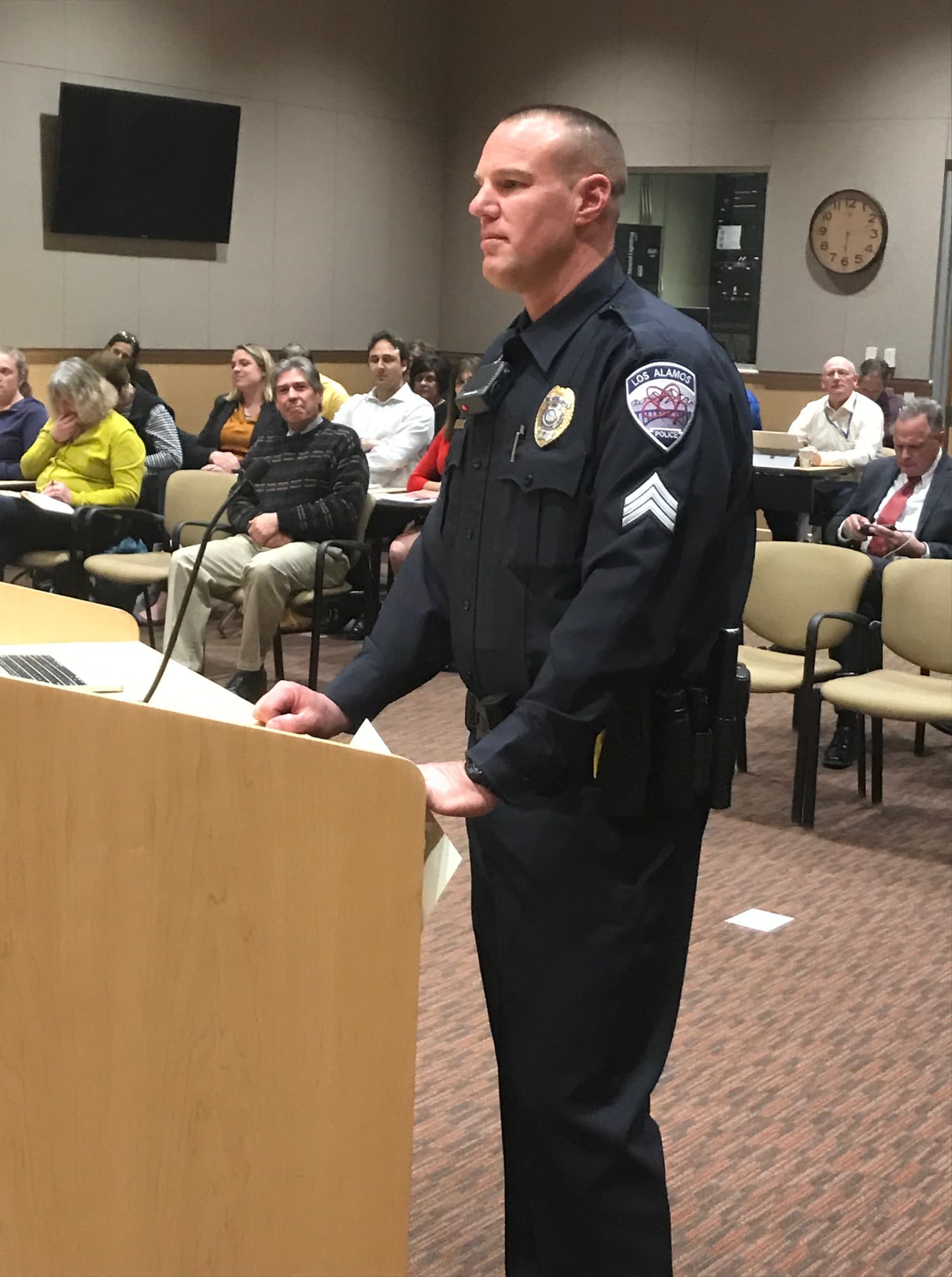 Los Alamos Police Department Swears In Commander, Three New Officers