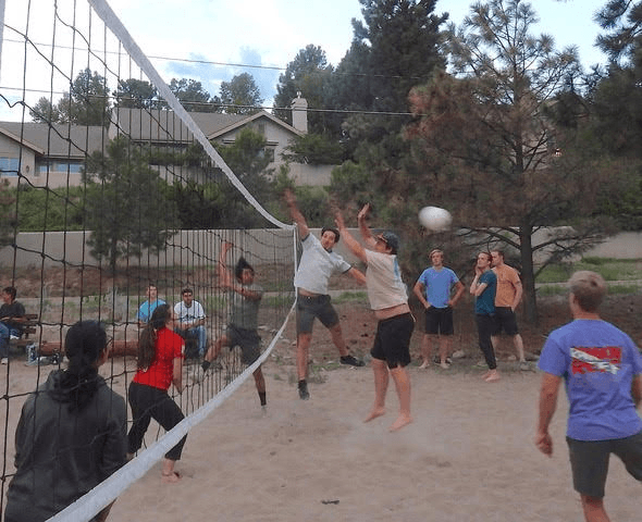 Los Alamos invites summer interns to weekly volleyball gathering