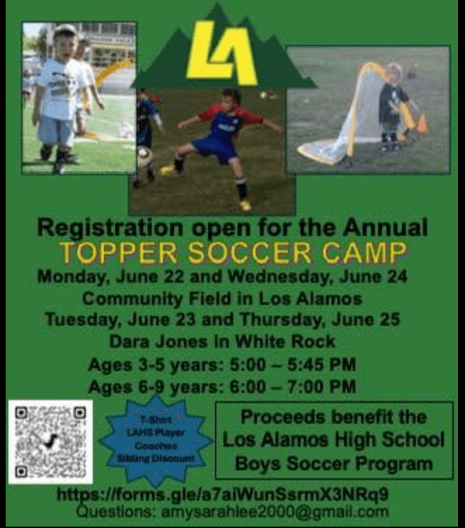 Topper Soccer Camp opens to more Los Alamos families