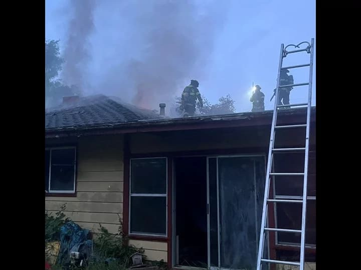 Eureka house fire destroys home, no injuries reported