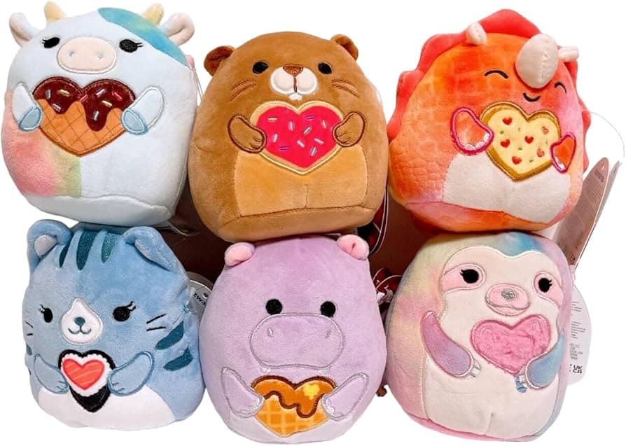 Squishmallows and Jellycat lead nostalgic Valentine’s plush gifting craze