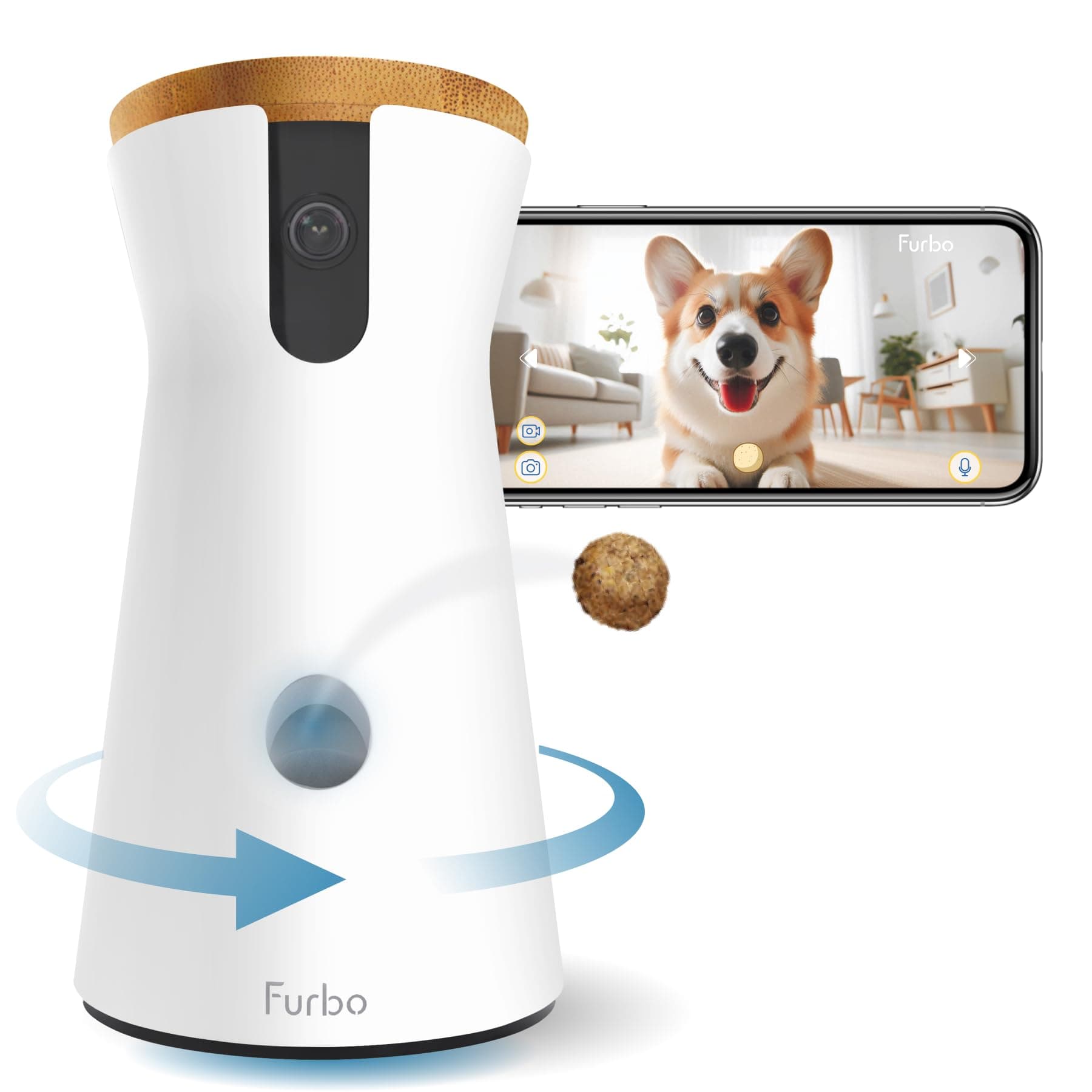 Furbo 360° helps owners monitor energetic dogs at home