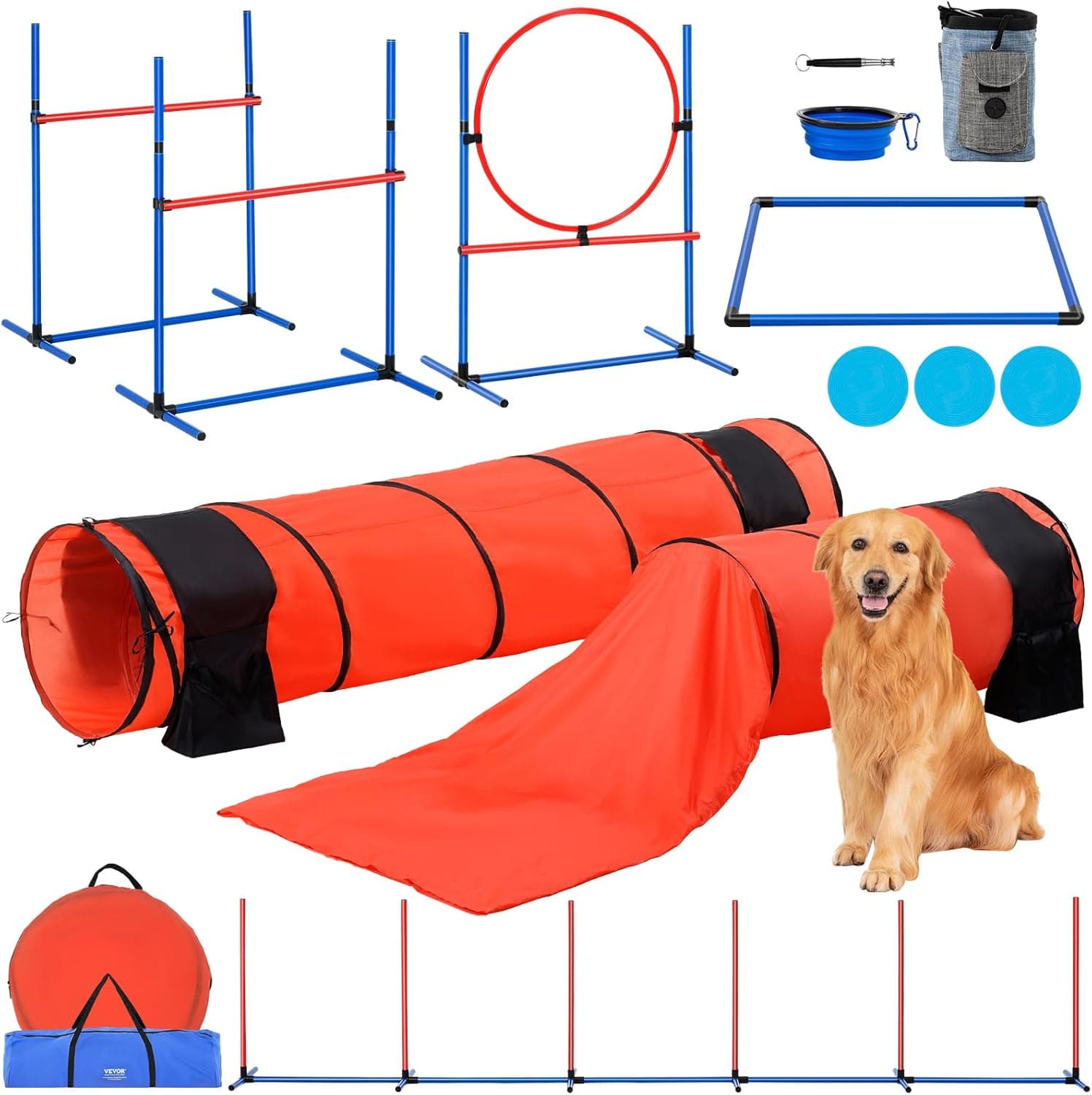 Practical Agility Equipment and Setup for High-Energy Dogs, includes Build explosi fragment