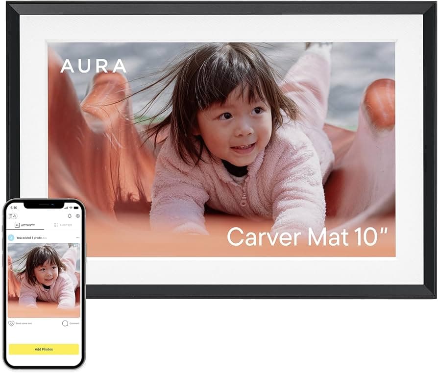 Fast-arriving personalized gifts, from preloaded photo frames to instant delivery
