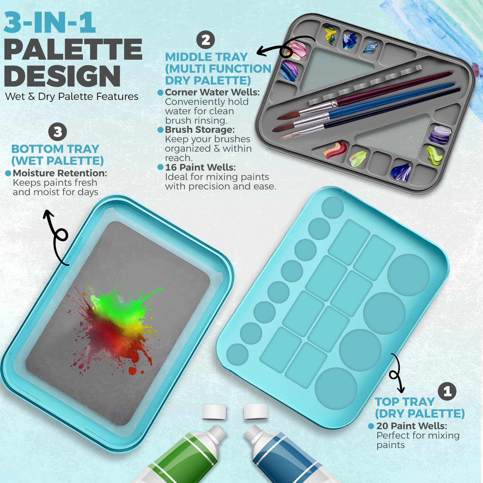 Miniature painting accessories that cut strain, waste, and desk chaos