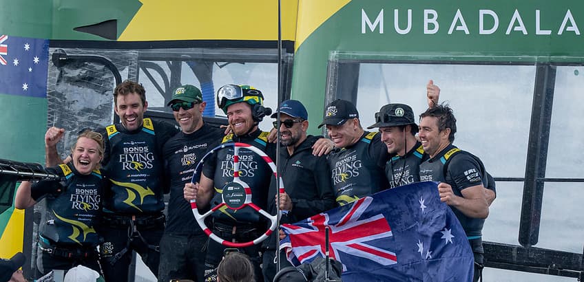 Flying Roos win third straight SailGP event in New York