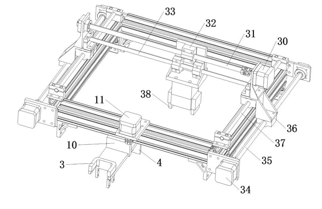 Chinese patent proposes FFF printer that also writes and draws