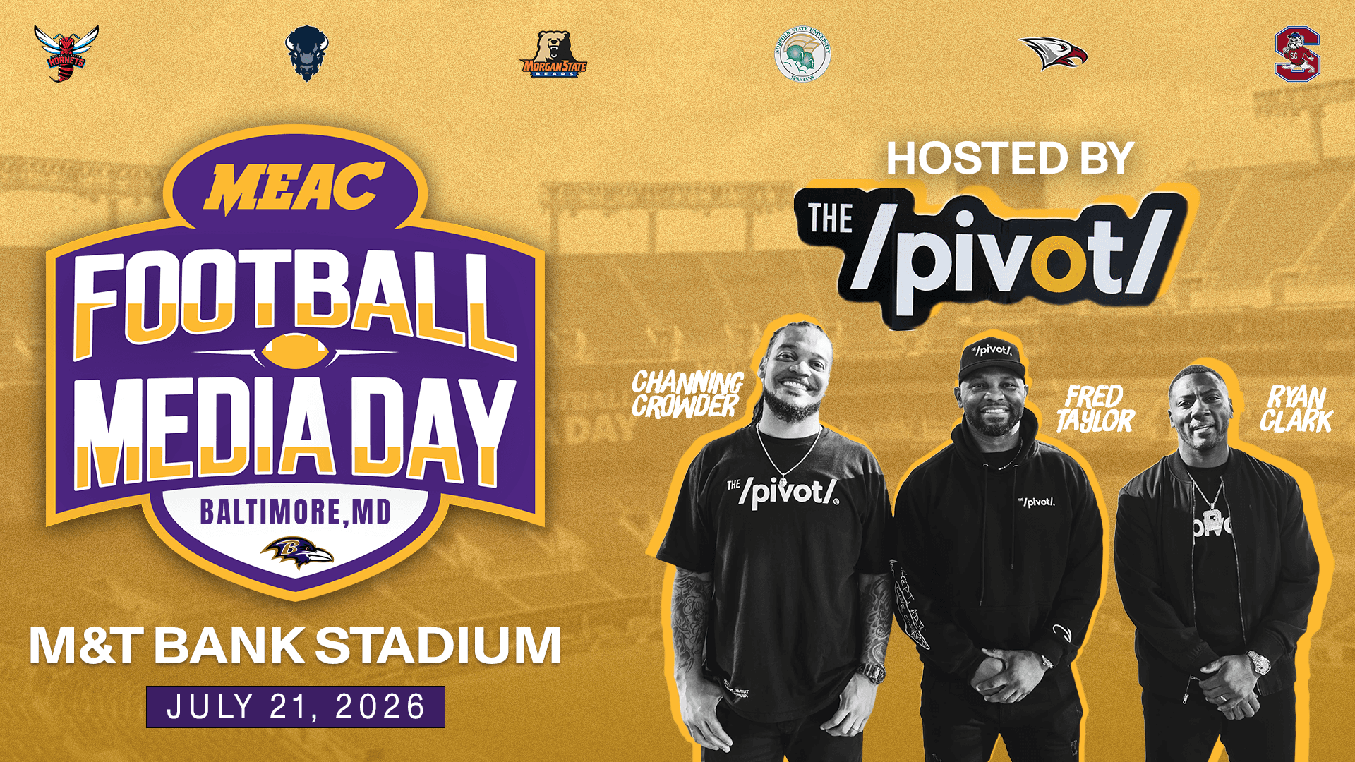 MEAC unveils 2026 football media day participants for Baltimore showcase