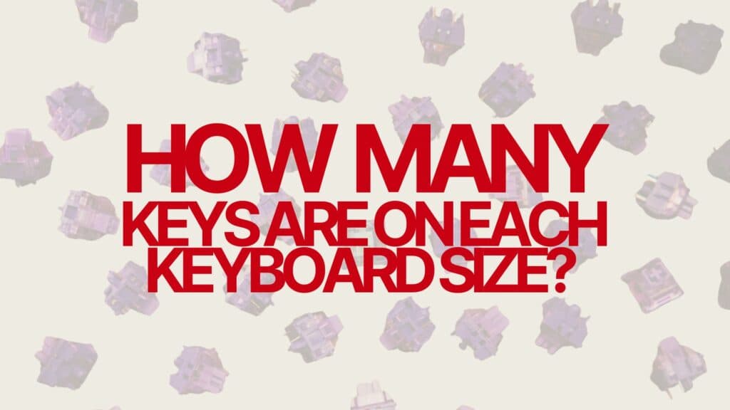 MechanicalKeyboard.net explains keyboard sizes by key count, from 60% to full-size