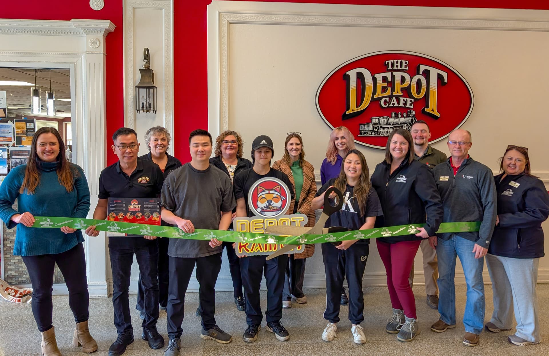 Depot Ramen Opens Inside Jamestown Business Center, Sharing Space With Depot Cafe