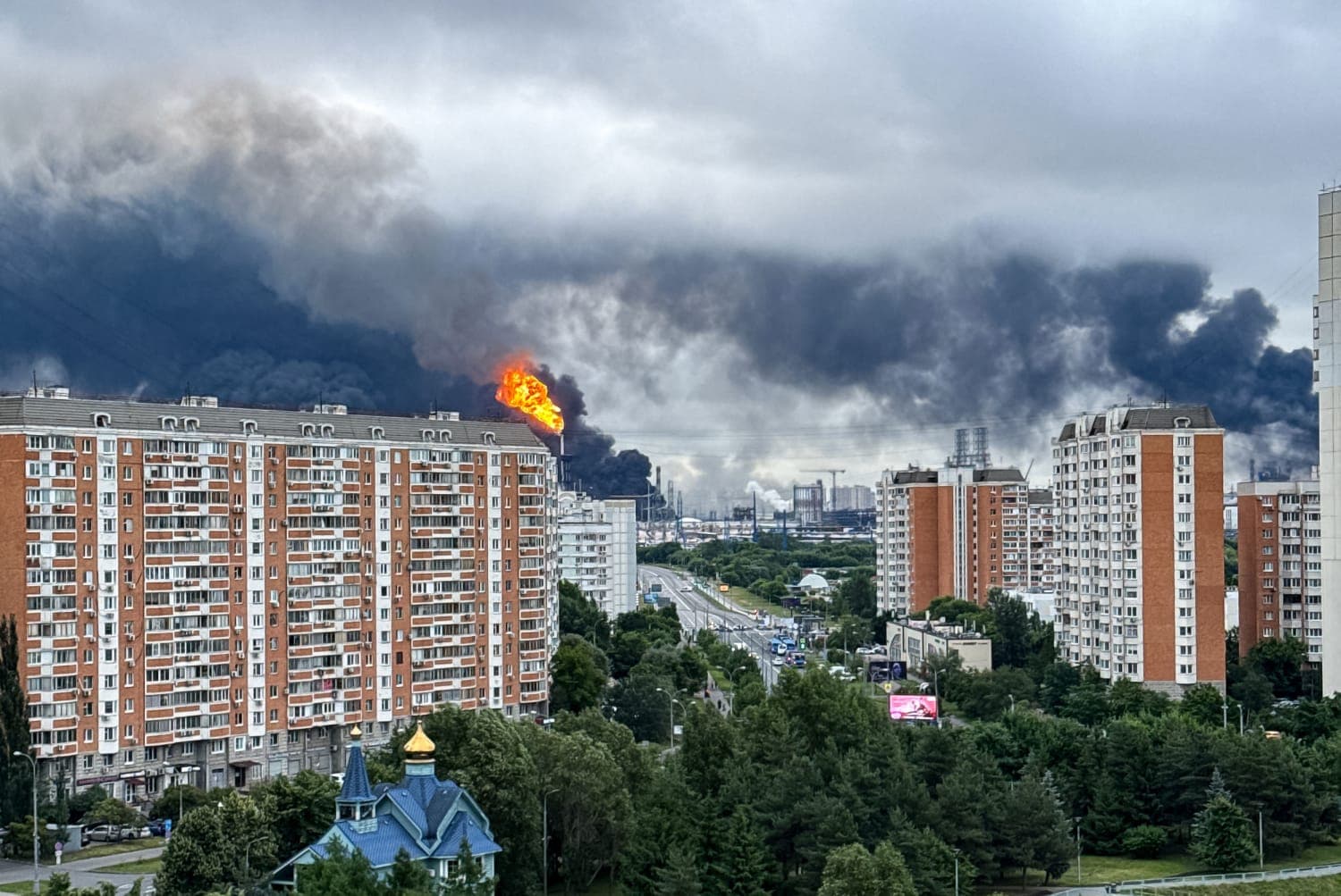 Moscow refinery to stay offline for six months after drone strikes