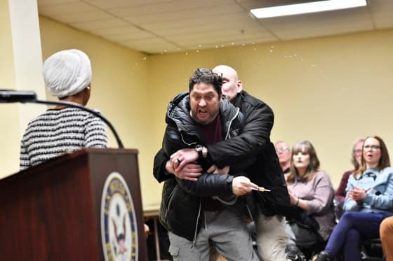 Man attacks Ilhan Omar with syringe at Minneapolis town hall