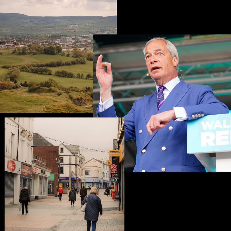 Farage’s Reform targets Labour heartlands in deprived Welsh towns