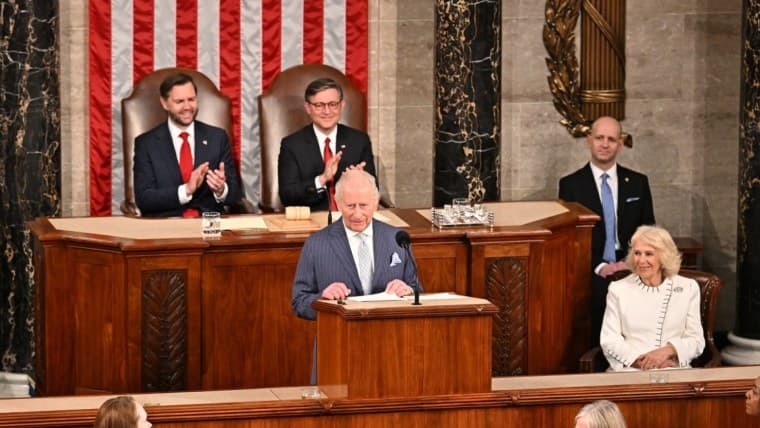 King Charles Addresses Congress, Urges Stronger U.S.-U.K. Ties