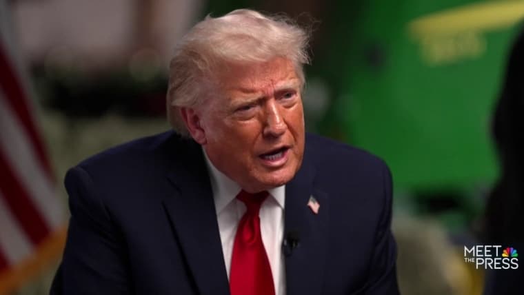 Trump defends Iran strikes, touts anti-weaponization fund in NBC interview