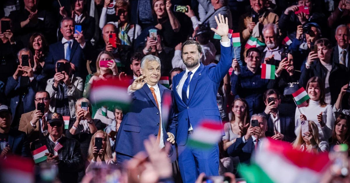 Vance Breaks Diplomatic Norms, Openly Backs Orbán Reelection in Budapest
