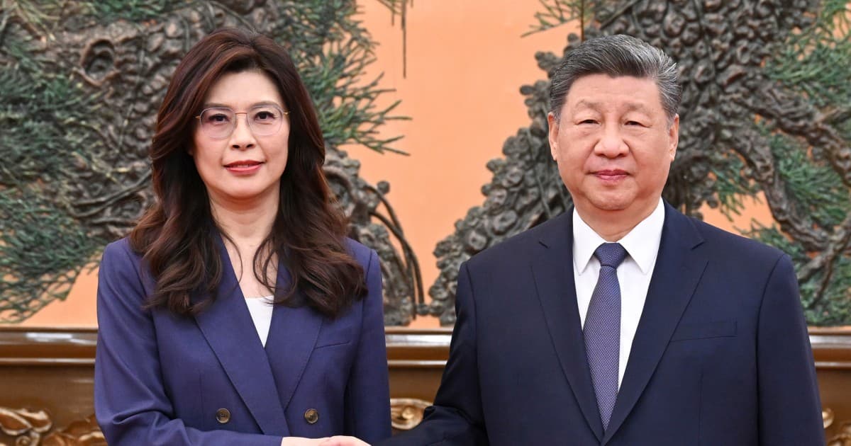 Xi Meets Taiwan Opposition Leader, Calls Unification a Historical Inevitability