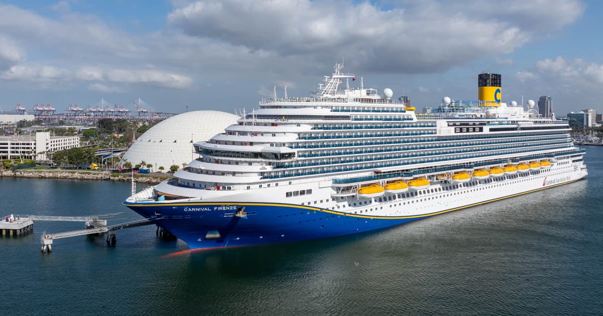 Woman dies after falling from cruise ship balcony onto lower deck