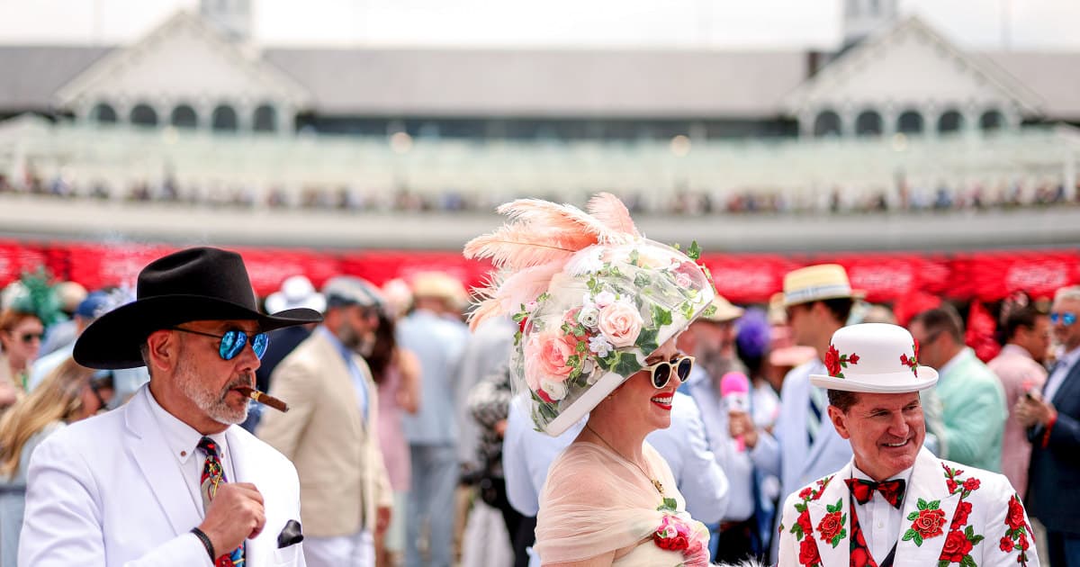 Tens of thousands flock to Churchill Downs for 152nd Kentucky Derby