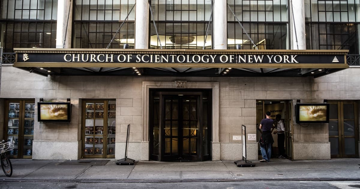 Viral Scientology speed run stunt spreads from Hollywood to New York