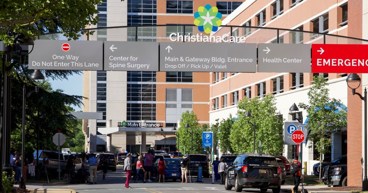One killed, another injured in Delaware hospital shooting
