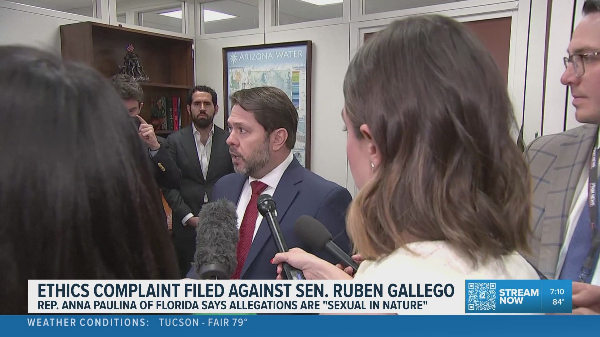 Gallego denies misconduct allegations as scrutiny follows Swalwell resignation