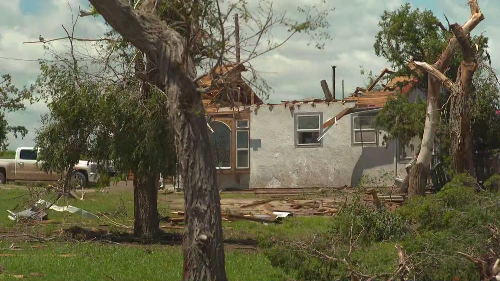 Severe storms damage Logan County, destroy trailer house near Iliff