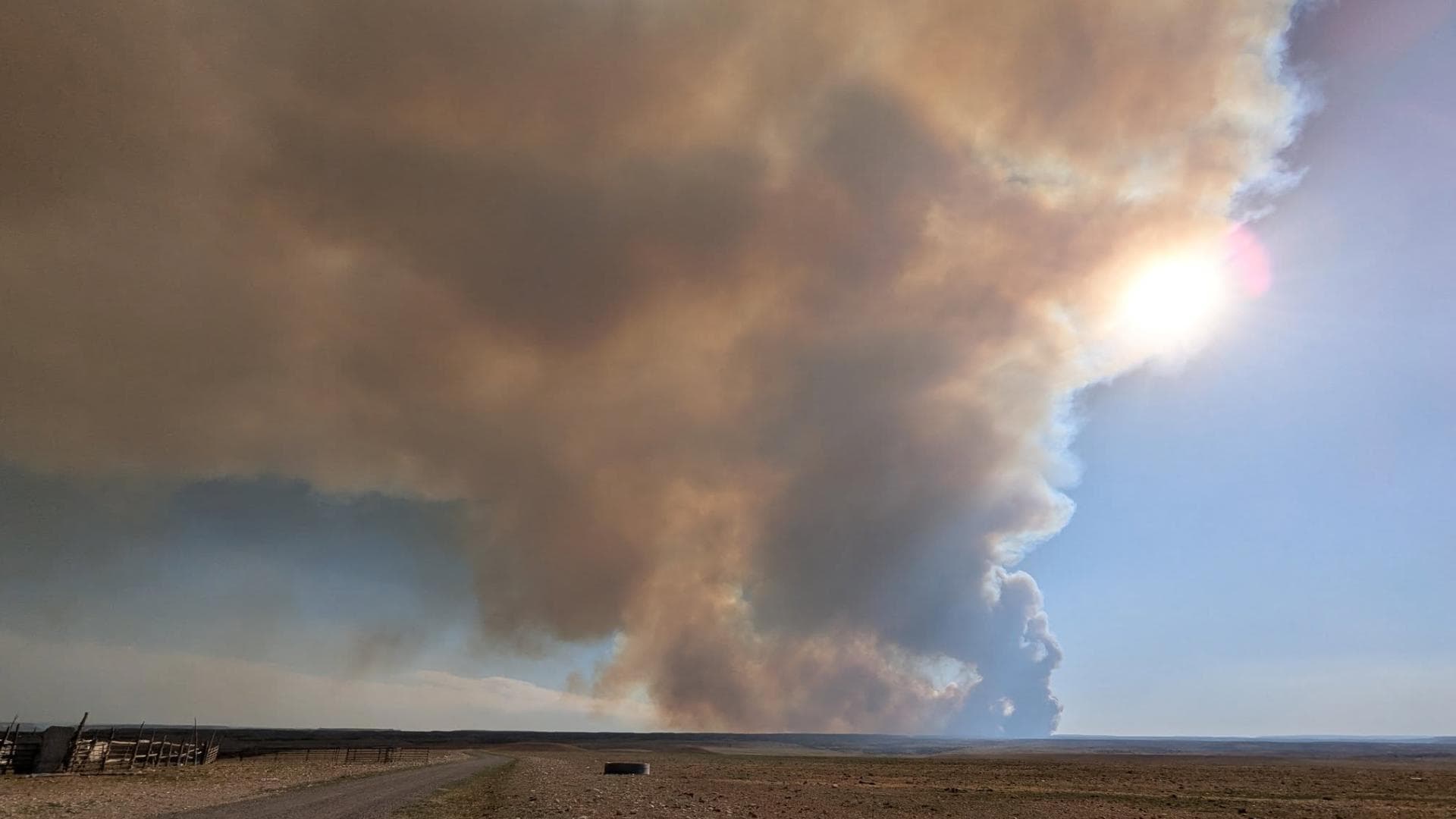 Grass fire east of Kim contained after burning more than 2,500 acres