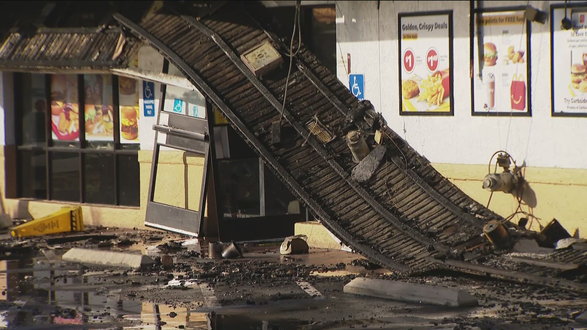 Hezbollah Rockets Destroy McDonald's Interior in Northern Israel, No Casualties Reported