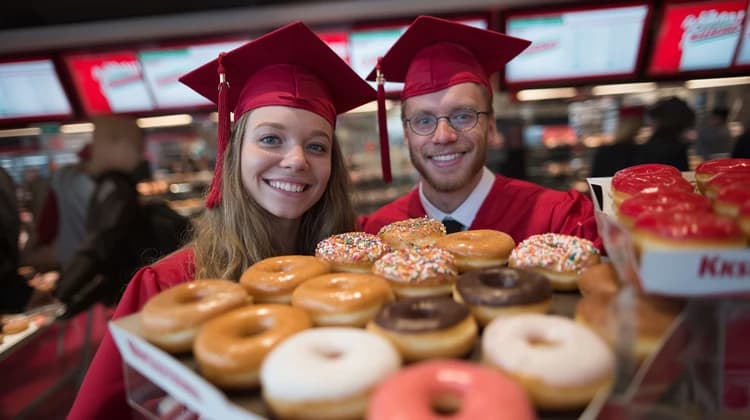 Restaurants offer graduation freebies, from doughnuts to buffet meals