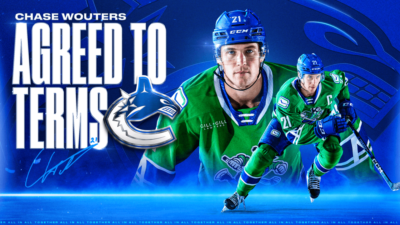Canucks re-sign Chase Wouters, keep Abbotsford depth intact