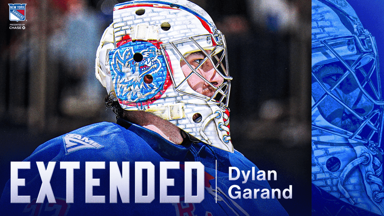 Rangers extend Dylan Garand, bolstering Hartford's goaltending depth