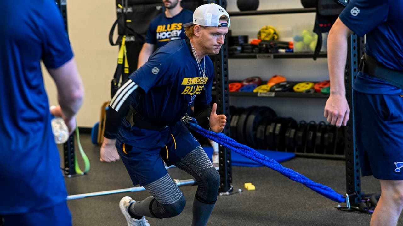 Blues rework development camp, focus on off-ice growth and culture