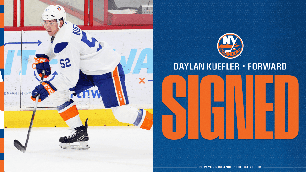 Islanders re-sign Daylan Kuefler to two-year, two-way deal