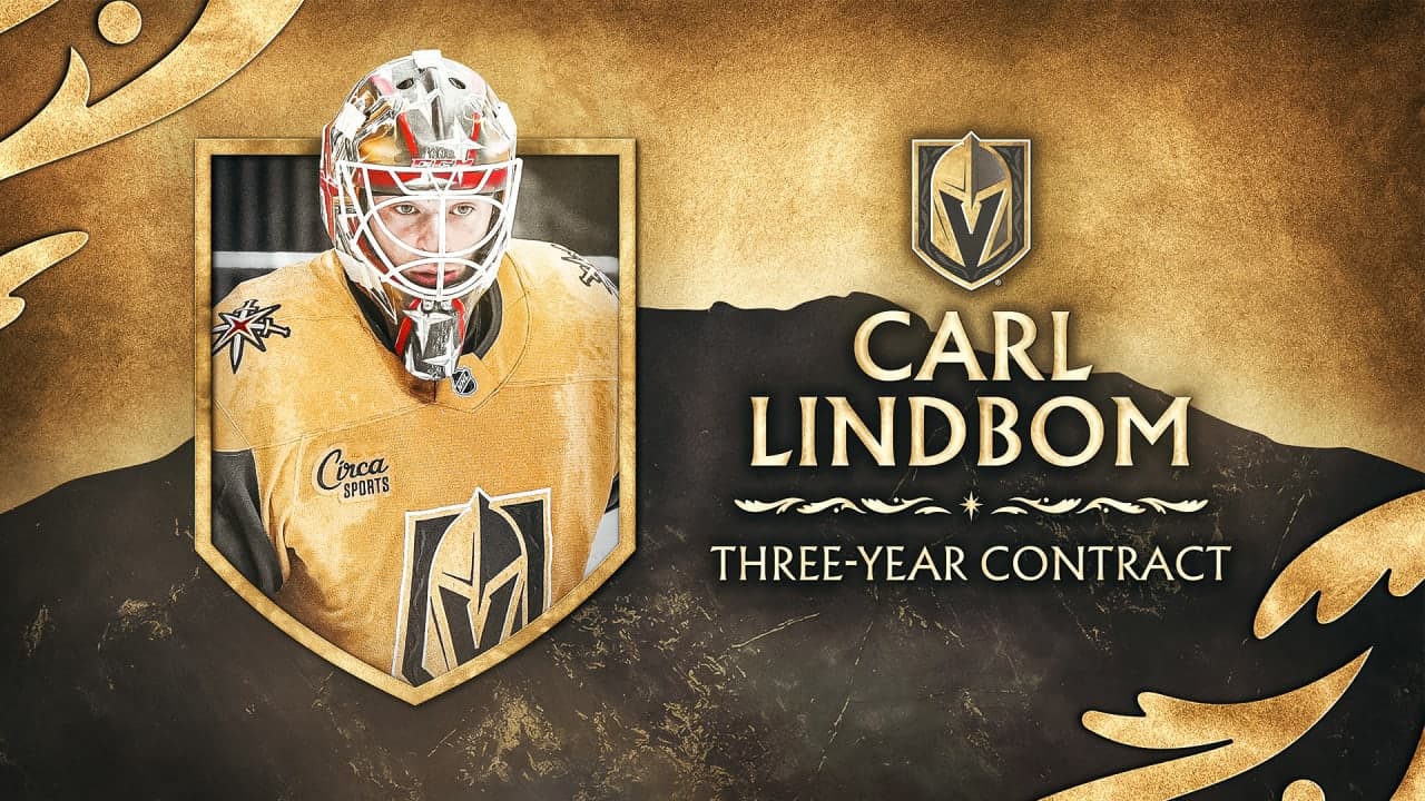 Golden Knights extend AHL standout Carl Lindbom through 2028-29