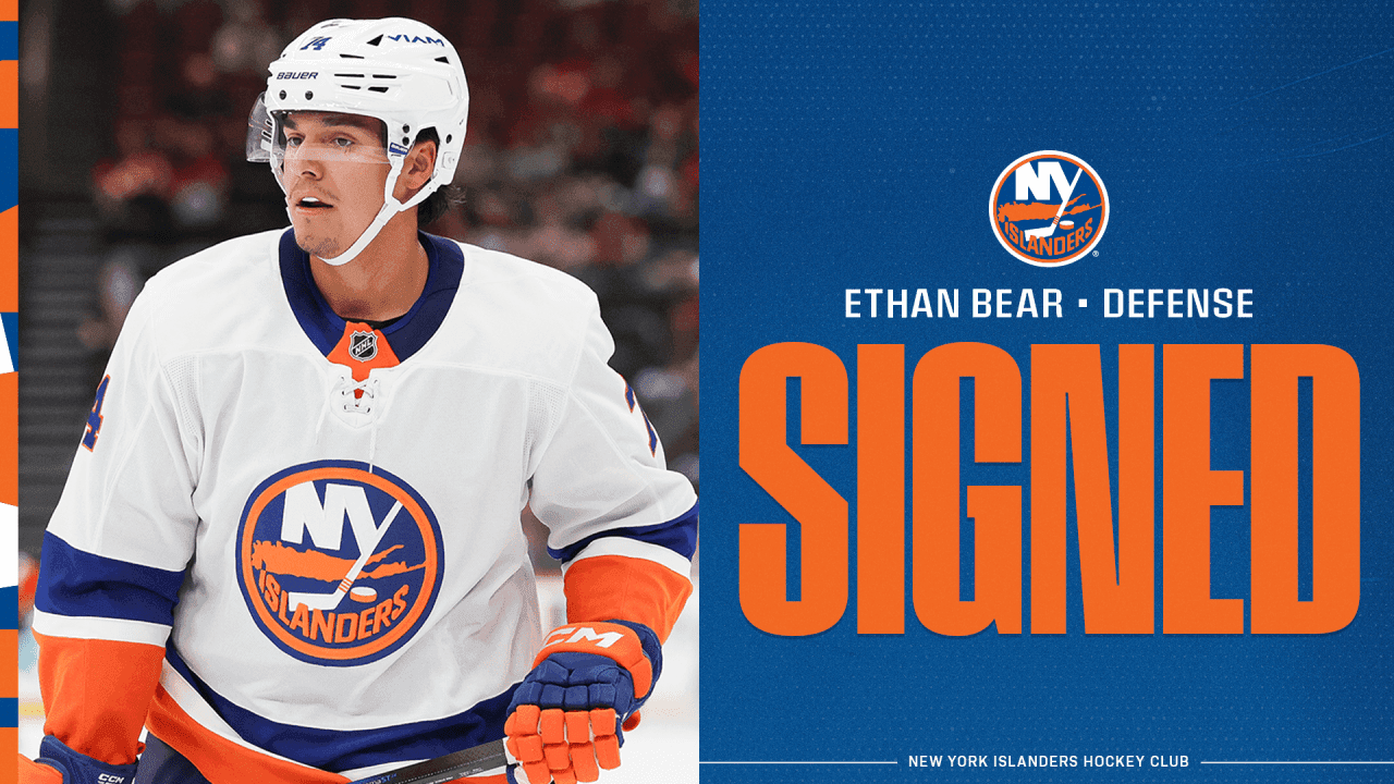 Islanders re-sign Ethan Bear, bolster AHL blue line and NHL depth