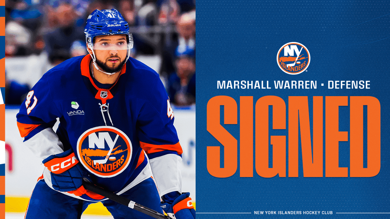Islanders sign Long Island native Marshall Warren to two-way deal