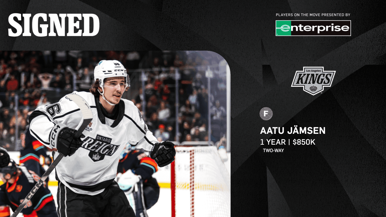 Kings re-sign Aatu Jämsen to one-year, two-way contract