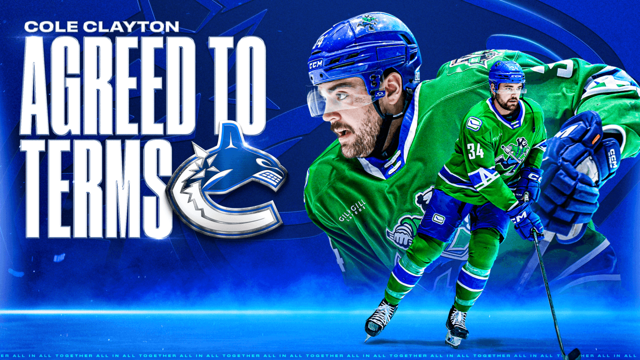 Canucks re-sign Cole Clayton on one-year, two-way deal