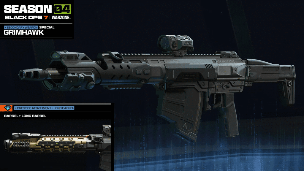 Black Ops 7 and Warzone season 4 week 1 rewards Grimhawk rifle